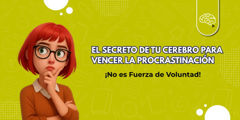🧠 El Secreto de Tu Cerebro para Vencer la Procrastinación (¡No es Fuerza de Voluntad!) 