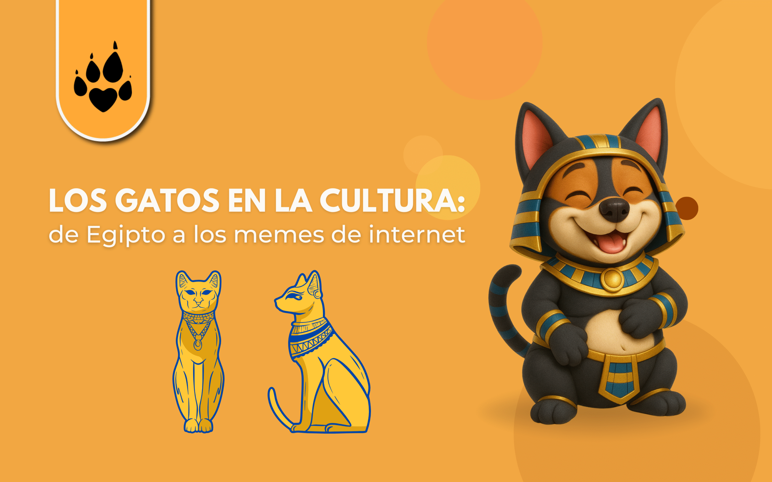 🐾🐱 Los gatos en la cultura: de Egipto a los memes de internet 