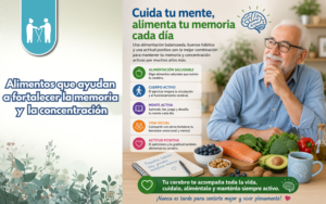 Alimentos que ayudan a fortalecer la memoria y la concentración