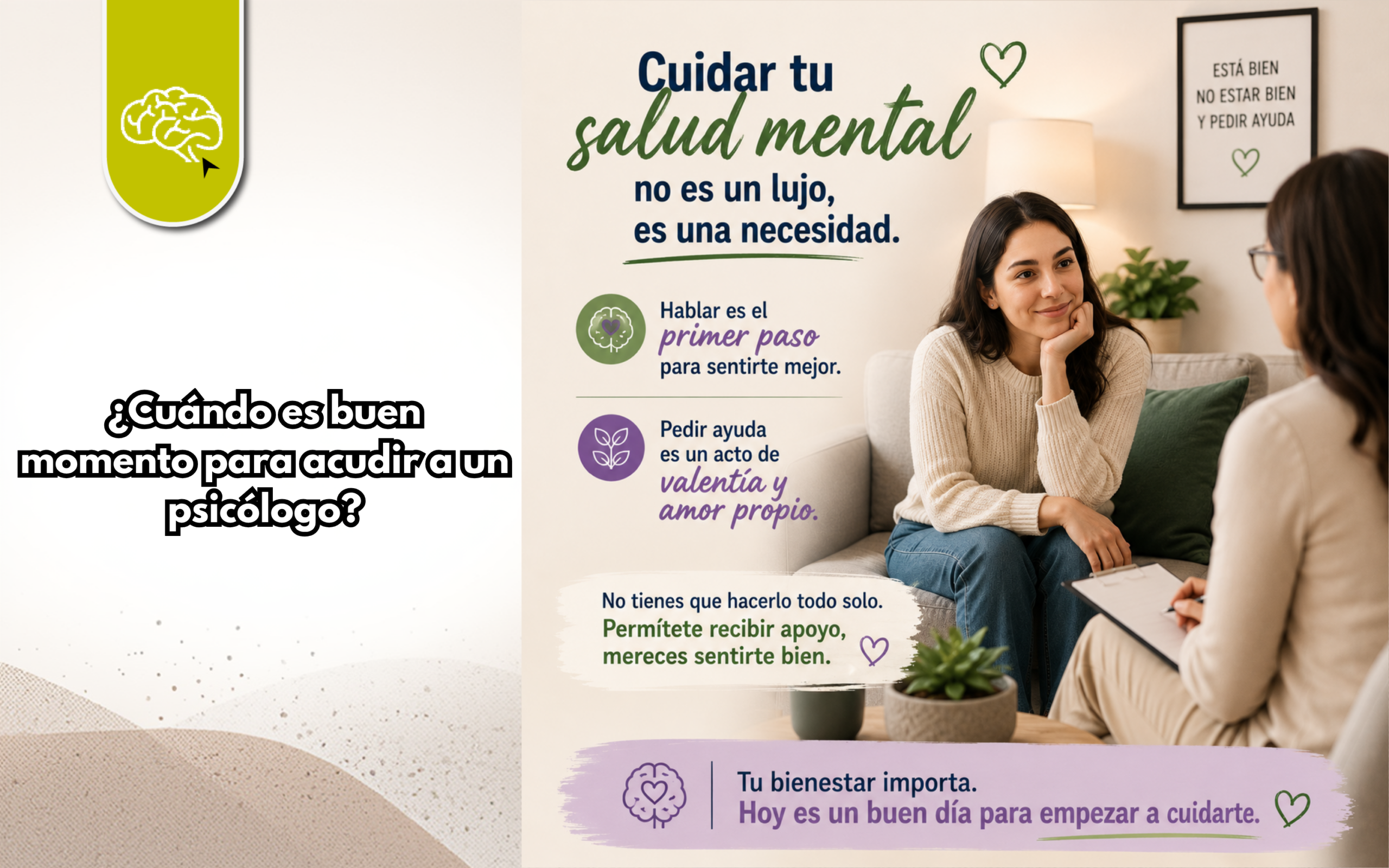 ¿Cuándo es buen momento para acudir a un psicólogo?