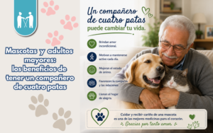 Mascotas y adultos mayores: los beneficios de tener un compañero de cuatro patas