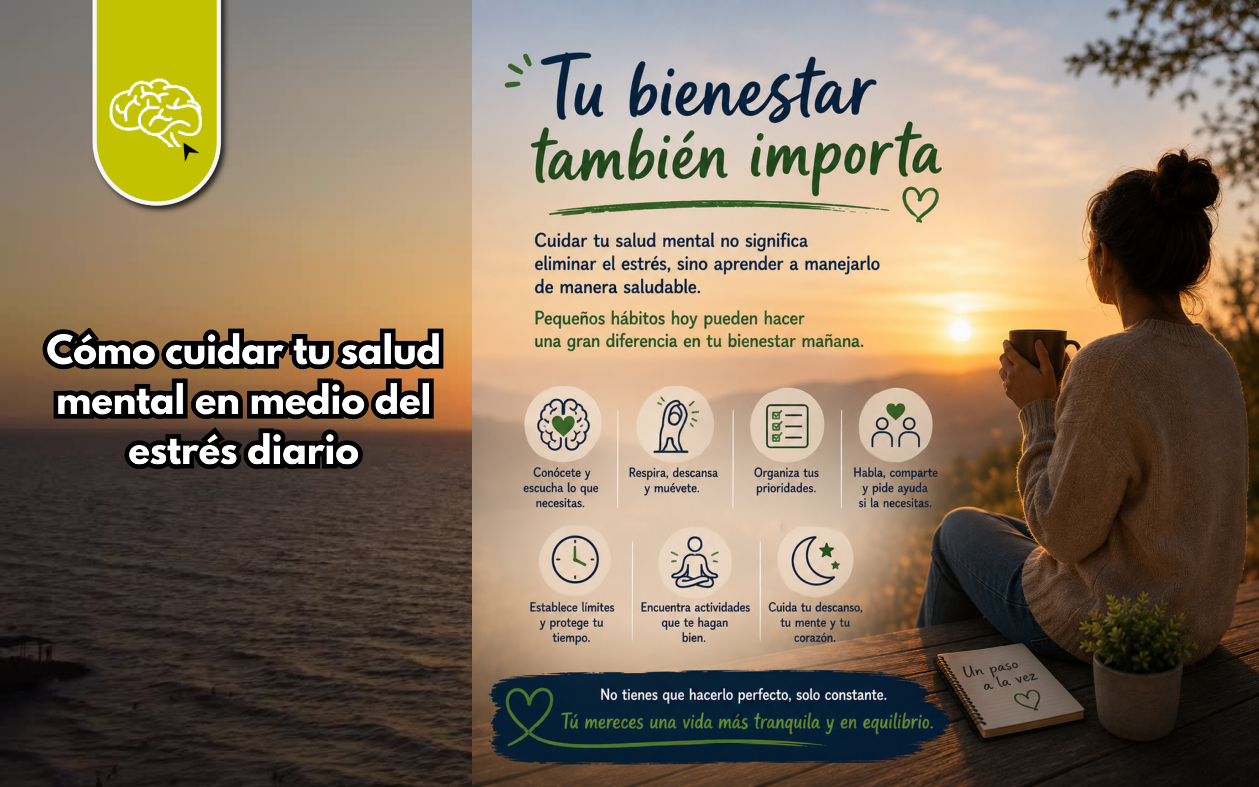 Cómo cuidar tu salud mental en medio del estrés diario