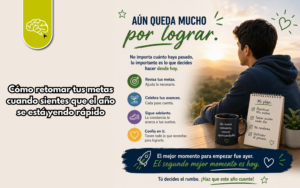 Cómo retomar tus metas cuando sientes que el año se está yendo rápido